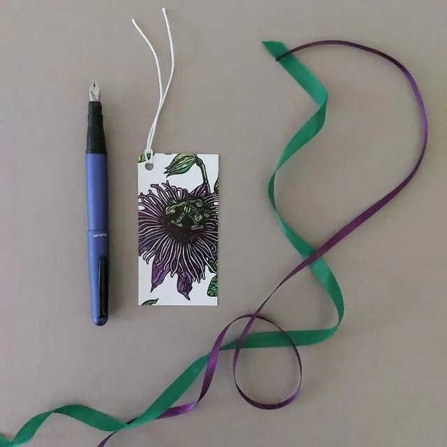 Passion Flower Gift Tag, Pack of 5