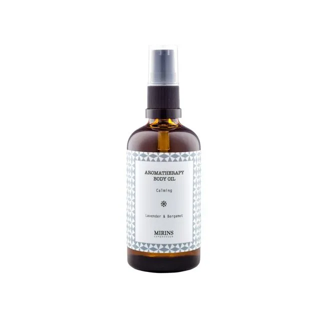 Body Oil with Pump – Calming – Lavender & Bergamot