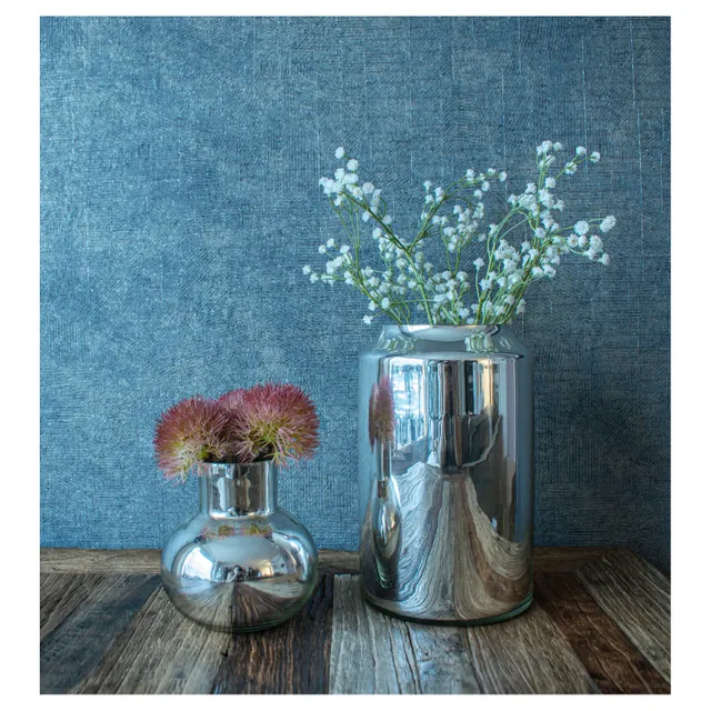 Bulb Vase Orb - Silver