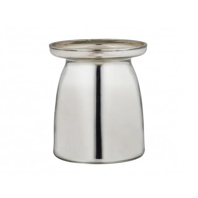 Bulb Vase Collar - Silver