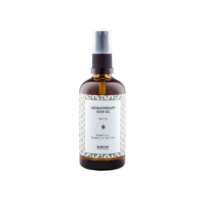 Body Oil with Pump – Purify – Grapefruit, Rosemary & Tea Tree