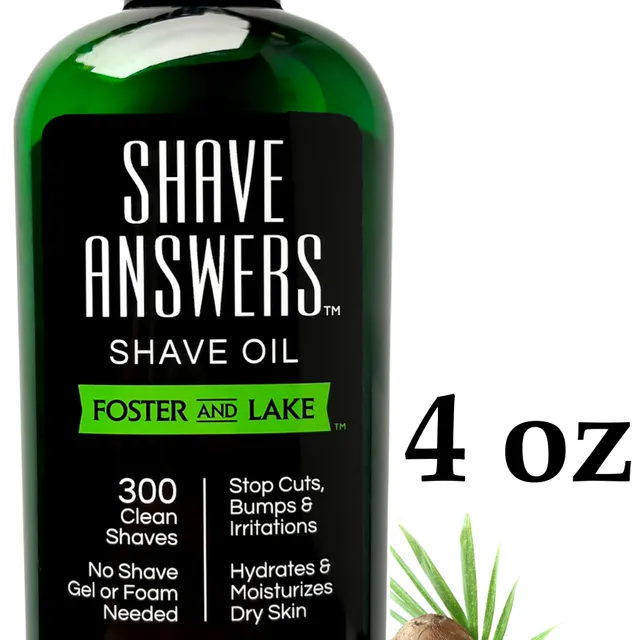 Shave Answers Shave Oil Unscented BEST SELLER!