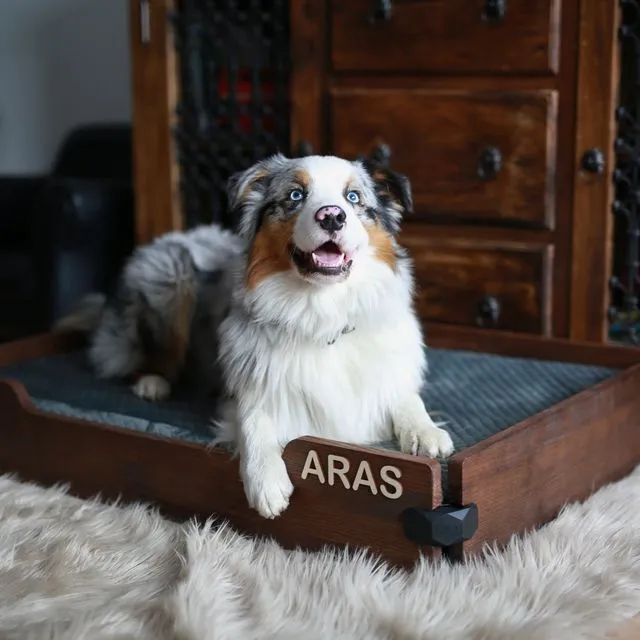 Wooden dog bed, Furniture for Dog, Home Gift