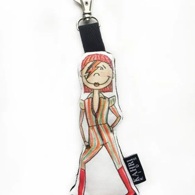 Mini Bowie Doll Bag Charm