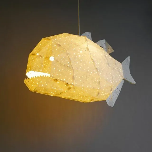 Piranha Origami Lamps