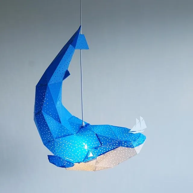 Giant Blue Whale Lamp