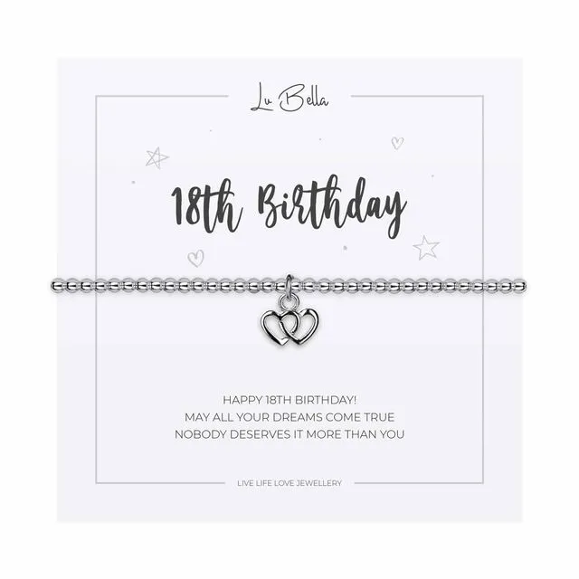 18th Birthday Sentiments Bracelet | Jewellery Gifts For Women
