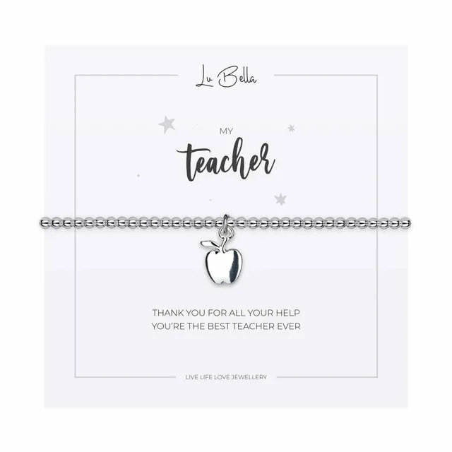My Teacher Sentiments Bracelet | Jewellery Gifts For Women
