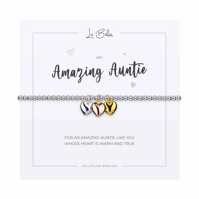 My Amazing Auntie Sentiments Bracelet | Jewellery Gifts For Women