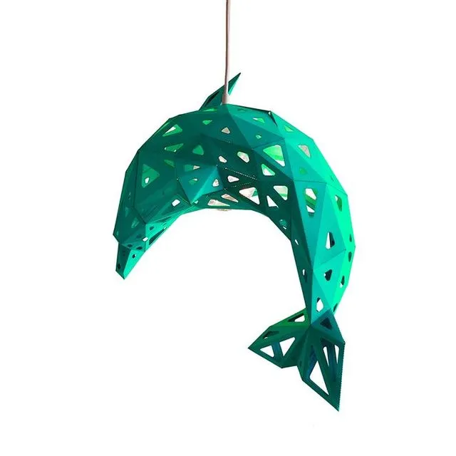 Dolphin Lampshade - Mint