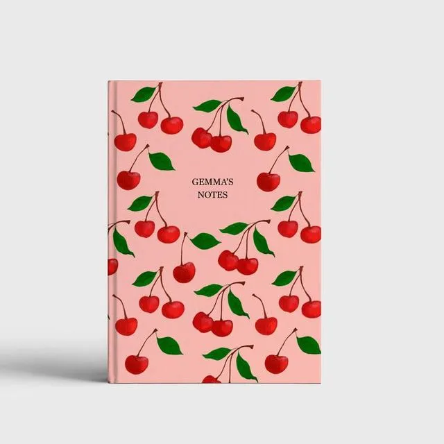 Cherry A5 Notebook, Paper Type - Plain