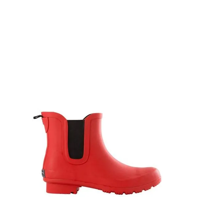 Chelsea Matte Red Women's Rain Boots Pack of 9, Mixed Sizes
