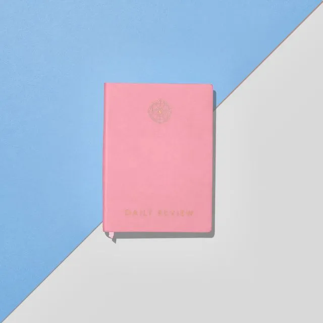 Daily Review Goal Planner : Persian Pink Cover (Coral Edge)