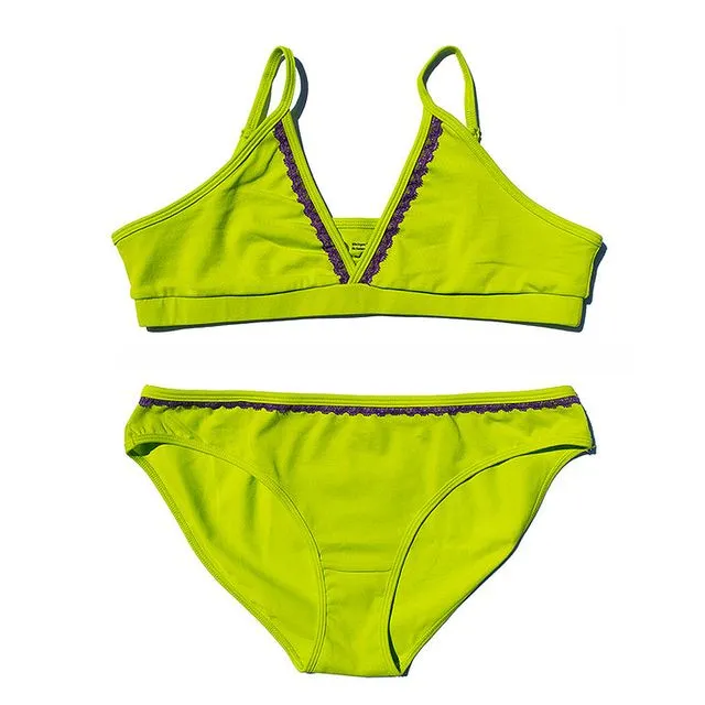 Lime Iris Panty Only
