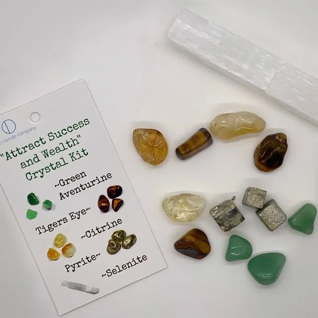 Attract Wealth and Success Crystal Set