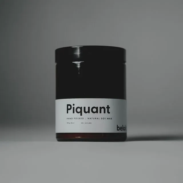 Piquant | Hand-poured | Soy Wax 180ml