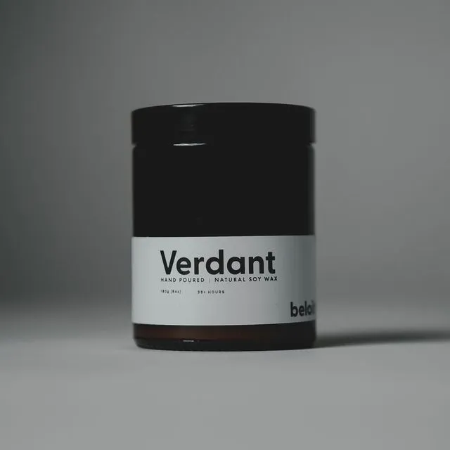 Verdant | Hand-poured | Soy Wax 180ml