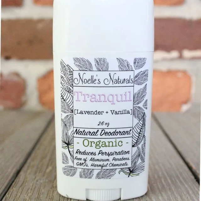 Organic Natural Deodorant – Tranquil