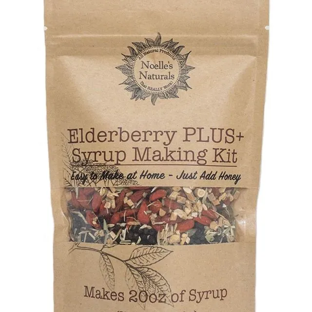 Organic Elderberry Plus+ Syrup Making Kit