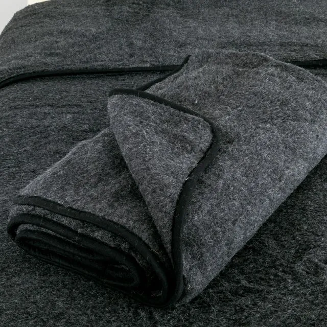 Merino Wool Blanket 220 - Grey