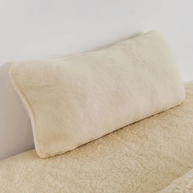 Cashmere Wool Pillow 80 - Natural