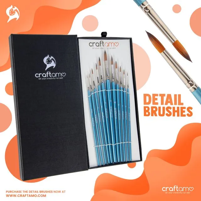 Detail Brushes (11 Brushes Pack)