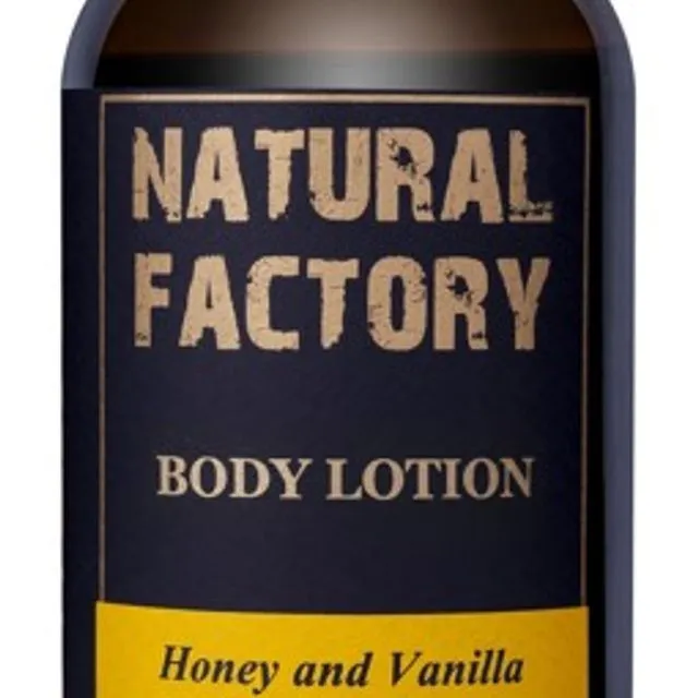 Organic Body Lotion - Honey and Vanilla 250ml