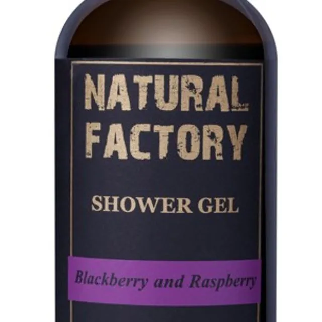 Organic Shower Gel - Blackberry and Raspberry 250ml