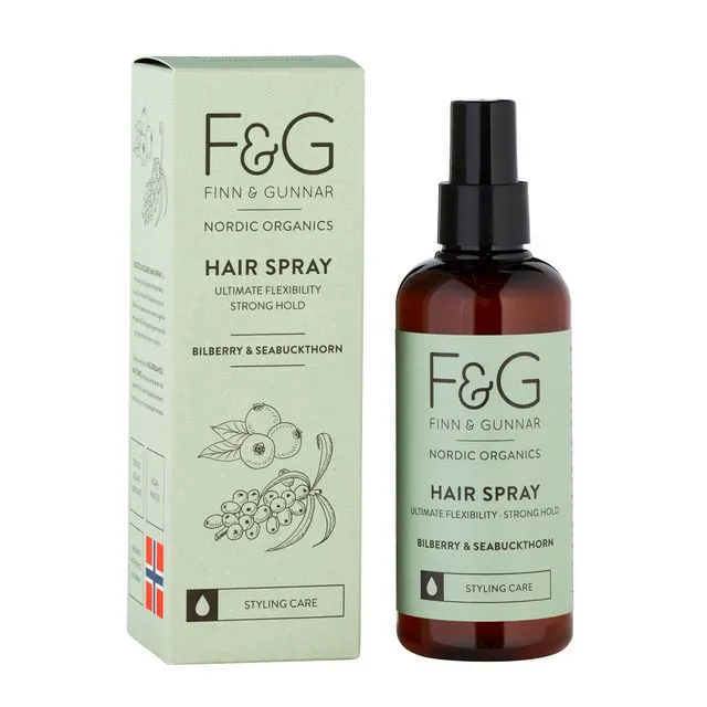 Nordic Organics Hair Spray - Strong Hold - Ultimate Flexibility - 200 ml