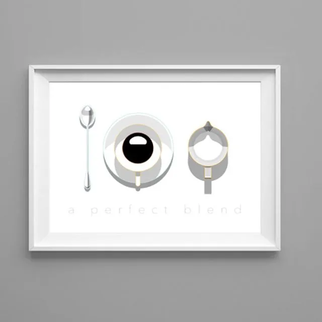 A Perfect Blend Coffee Poster