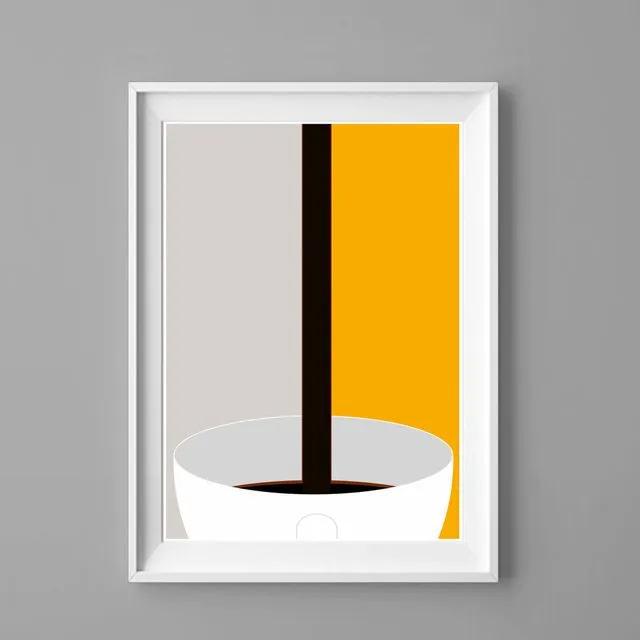 Pour Without Text Coffee Poster
