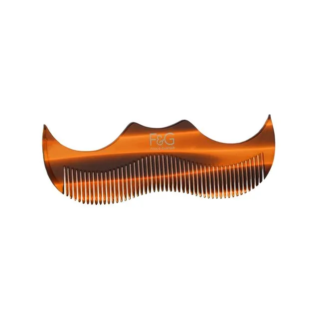 Mustache Comb Amber