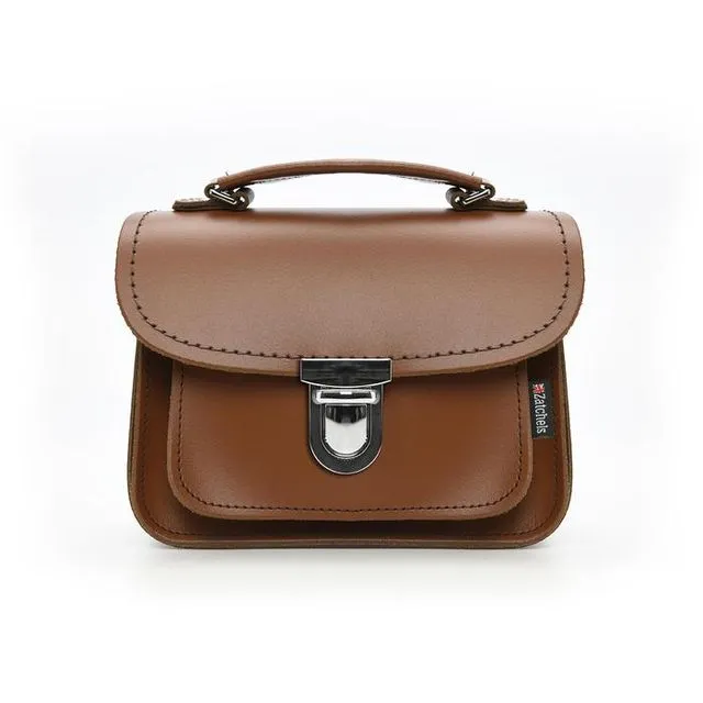Chestnut Brown Leather Luna Handbag