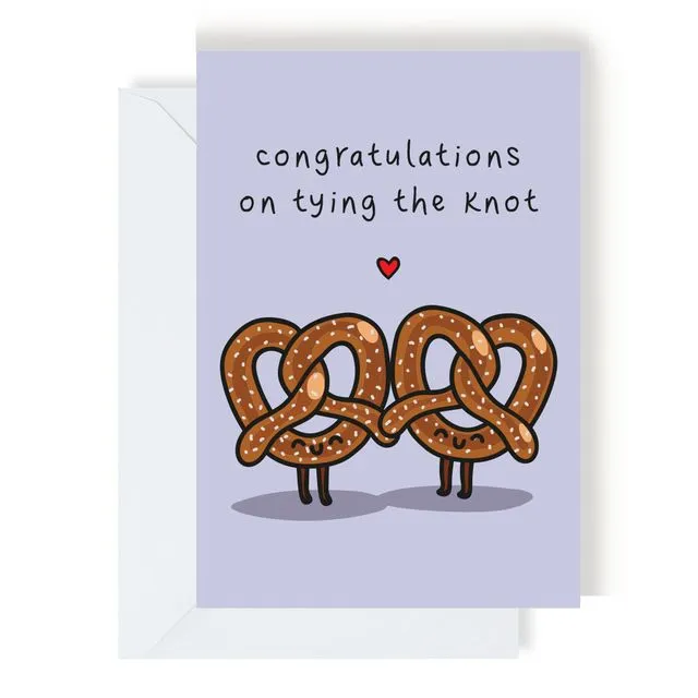Congratulations On Tying The Knot Greeting Card
