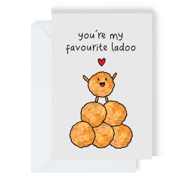 You’re My Favourite Ladoo Greeting Card