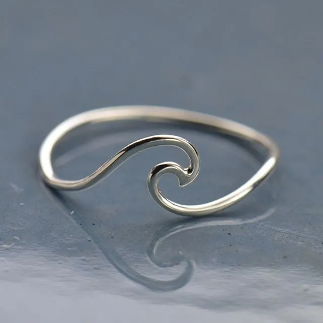 Sterling Silver Ring - Wave Ring
