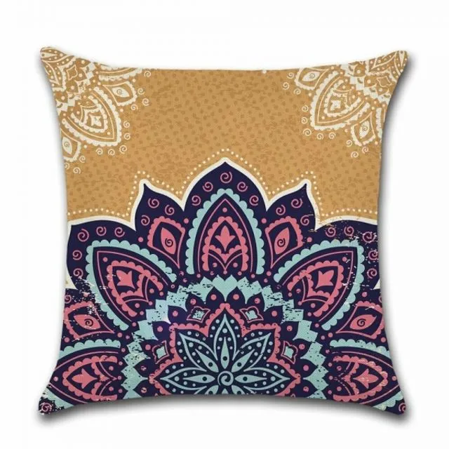 Cushion Cover Marrakech - Brown &amp; Purple