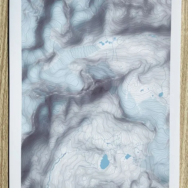 Mont Blanc topographic