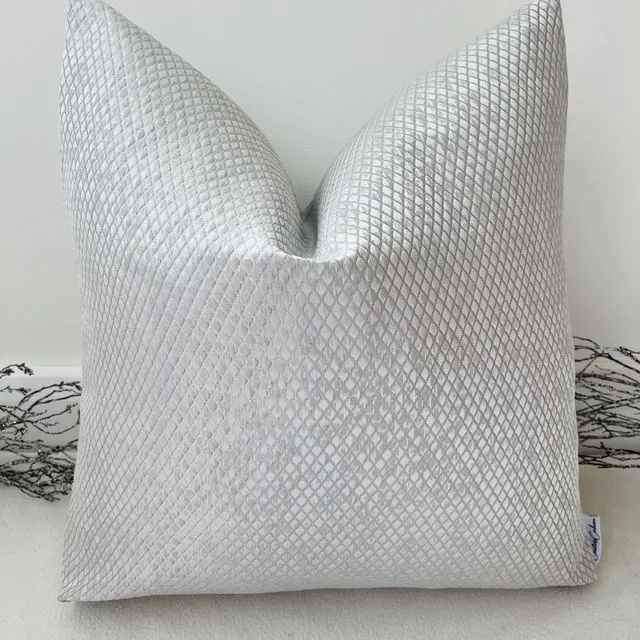 The Silver Aspesi 18" Cushion/Cover Non-Piped