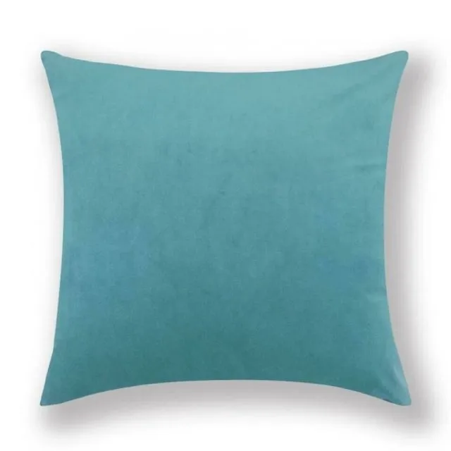 Cushion Cover Velvet - Azure Blue