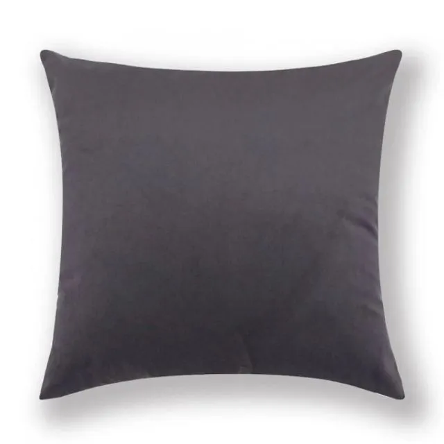 Cushion Cover Velvet - Dark Grey