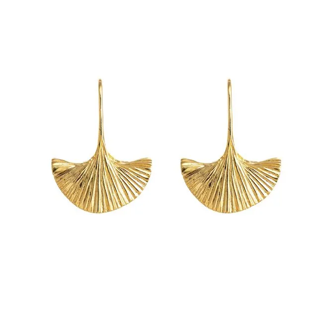 Carmen small gold earrings