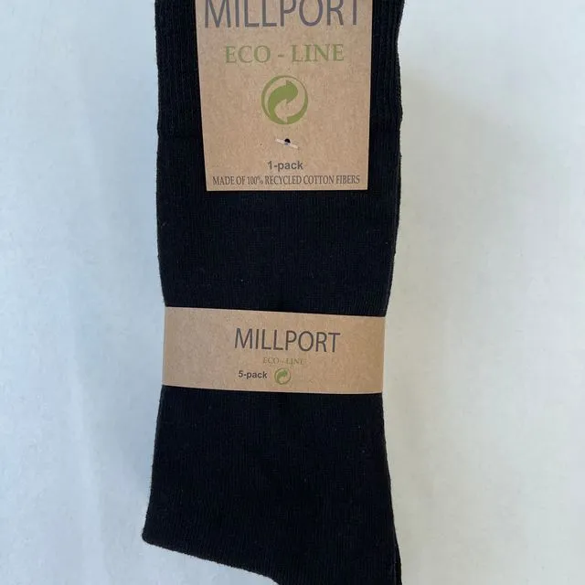 Dress Socks Mens 5pair Cotton Millport Ecoline