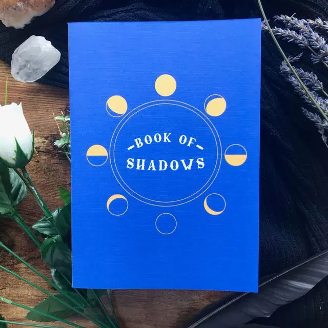 Moon Cycle Book of Shadows, Slim A5 Paperback Notebook