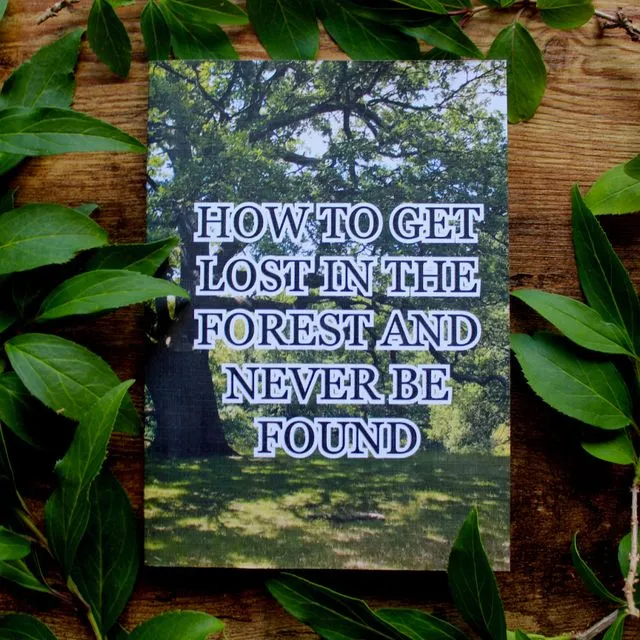 How to Get Lost in the Forest, A5 Slim Paperback Notebook
