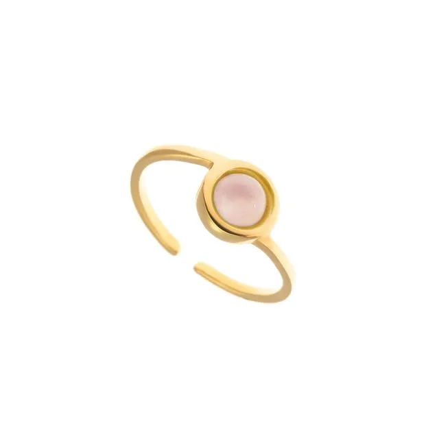 Chloe small pink ring