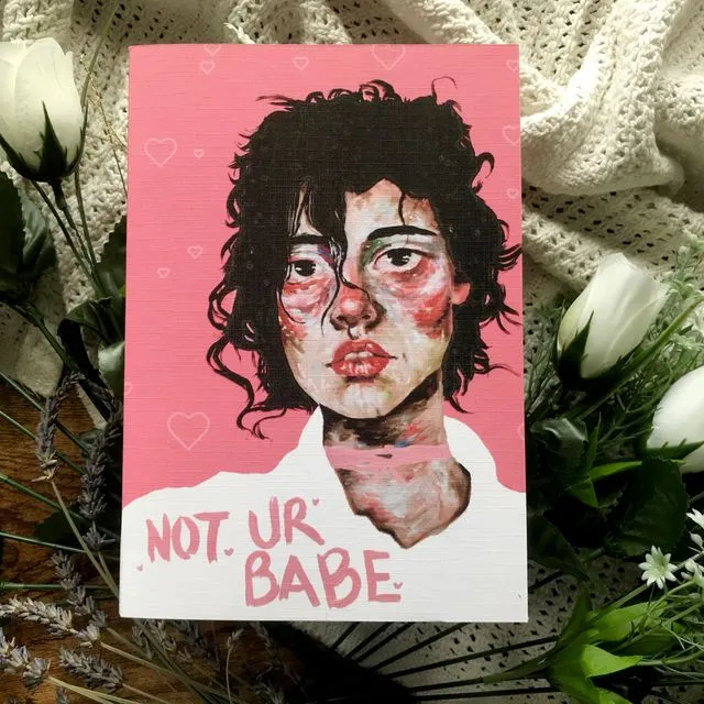Not ur Babe, A5 Paperback Notebook