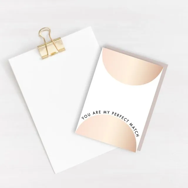 Perfect Match Card - pack of 6