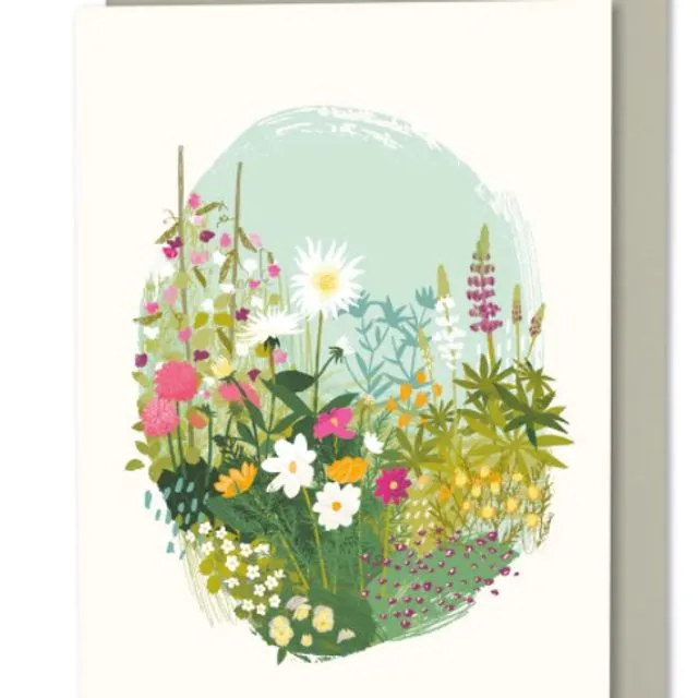 Cottage Garden Greetings Card - Pack of 6