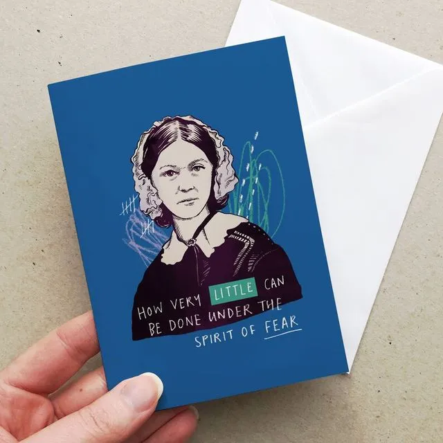 Florence Nightingale A6 Quote Card - Pack of 6